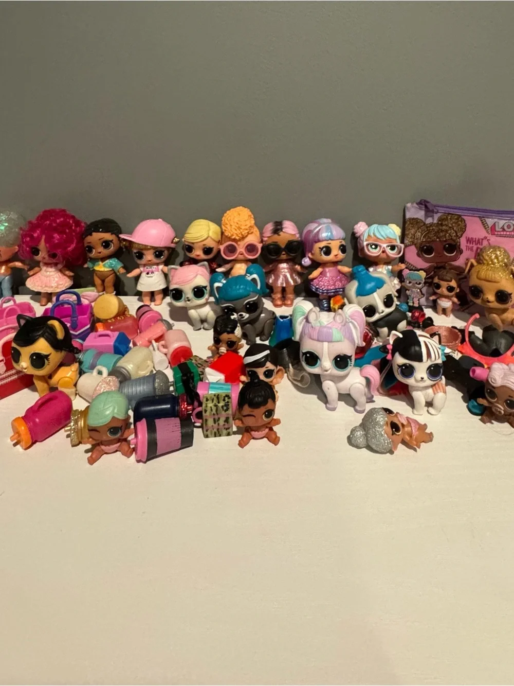 L.O.L. Surprise! Multicolor Doll & Pet Accessory Lot with Pink Accents